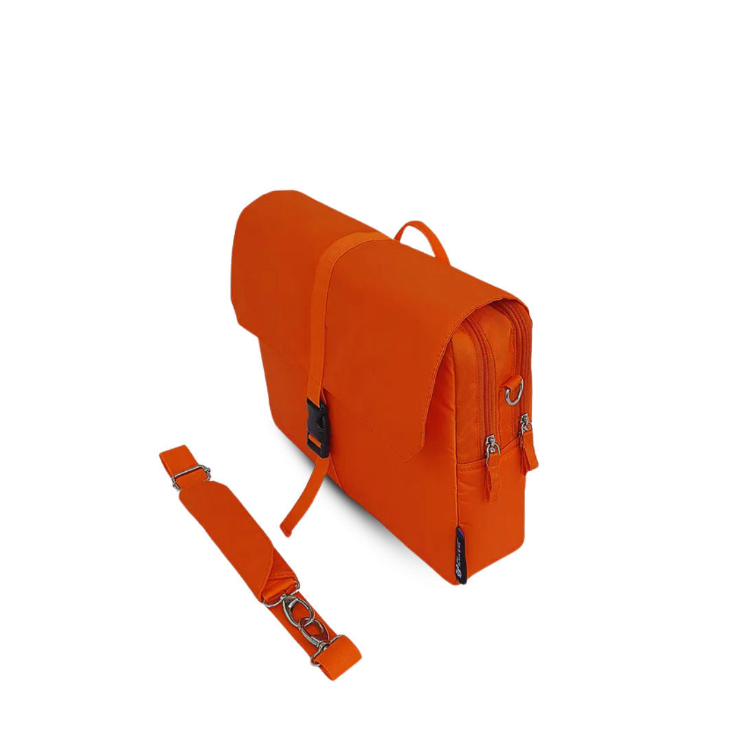 Orange Unisex Laptop Messenger Bag for Everyday Use 011
